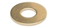 Grade 8 USS Flat Washer, Y/Zinc