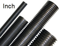 1/2"-13 x 12' A307 Grade A All Thread Rods, UNC Plain,  1 ea